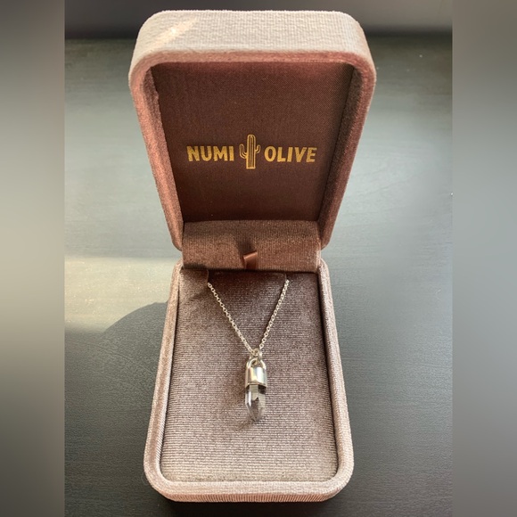 Numi Olive Crystal Quartz Pendant Necklace - Picture 8 of 16